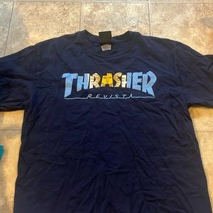 Navy Thrasher Argentina Tshirt